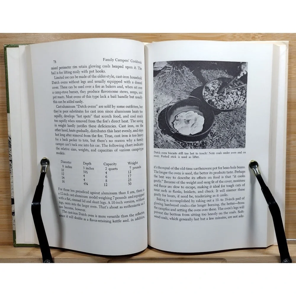 Family Campers' Cookbook Bill Riviere (1965, Hardcover) FIRST EDITION